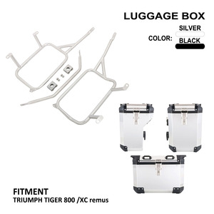 Supports de boîte de rangement en aluminium, pour <span class=keywords><strong>Triumph</strong></span> Tiger <span class=keywords><strong>800</strong></span> /<span class=keywords><strong>Xc</strong></span> reus, JFG pour motocyclette - Product Image 2