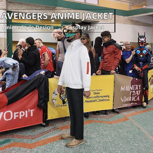 Costume de personnage d'anime <span class=keywords><strong>Avengers</strong></span>, veste de cosplay Barabara, vêtement en polyester pour hommes adultes - Product Image 2