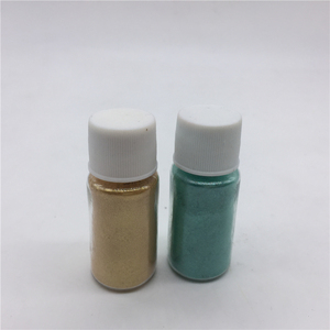 High Temperature Alkali Acid Resistant Mica Gold Silver <strong>Glitter</strong> Crystal Drop Colored Pearl Powder - Product Image 2
