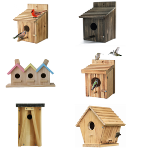 FSC & BSCI ahşap kuş evleri dışında, kuş evi açık havada, Bluebird evi asılı - Product Image 2