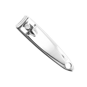 Coupe-ongles plat en acier inoxydable noir, grand coupe-ongles avec lime à ongles, outil de manucure pour soins personnels à domicile - Product Image 4