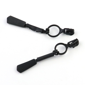 Dây kéo Nhà máy cung cấp tất cả các loại dây kéo Màu đen thanh trượt và dây kéo dây kéo màu đen Chiều rộng chấm chuỗi - Product Image 5