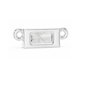 Collar Minimalista Horizontal con Diamantes, Corte East West, en Oro Amarillo, Joyería Fina Moderna para Uso Diario - Product Image 4