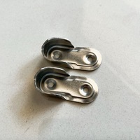 Raccords de quincaillerie de meubles, Rail de fer, Support de tige de placard ovale, Support d'extrémité de Tube d'armoire en acier pour Support de Tube ovale de Tube de 16mm