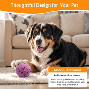 Juguete Giratorio Automático para <span class=keywords><strong>Perros</strong></span> E-TPU+ABS, Recargable, Bola Auto-Rodante Resistente <span class=keywords><strong>a</strong></span> Mordidas, Juguete Masticable para <span class=keywords><strong>Perros</strong></span> Pequeños, Medianos y Grandes - Product Image 4