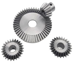 Piñón de Cadena de Rodillos de Acero Inoxidable de Dientes Helicoidales/Rectos de Buena Calidad OEM al por Mayor de Fábrica, 62 Dientes, 10mm de Diámetro Interior, 12.7mm de Paso - Product Image 4