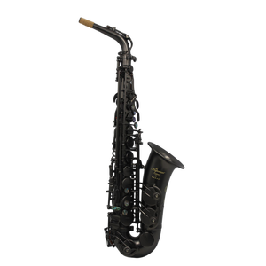 Saxophone alto professionnel en Mi bémol noir mat, gravures manuelles Dragon, coussinets italiens <span class=keywords><strong>Pisoni</strong></span>, avec étui rigide - Product Image 6
