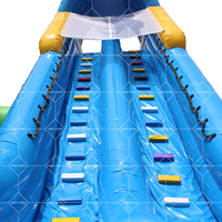 Glissière d'eau gonflable commerciale de requin pour le château gonflable de Waterslide d'adultes pour la piscine en vente