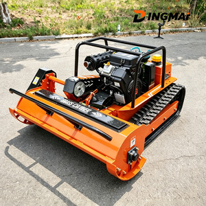เครื่องตัดหญ้าไร้สายแบบ Zero Turn Crawler ควบคุมด้วยรีโมท ได้รับมาตรฐาน CE และ EPA ขายดีในยุโรปและอเมริกาเหนือ รุ่น DM500/DM800 สำหรับกำจัดวัชพืชในสวนผลไม้ - Product Image 4