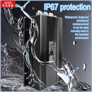 1200W DC-DC Converter IP67 Waterproof Voltage Regulator for Automotive <b>Solar</b> Industrial Air Conditioner Motor 10.5-15V HJ1200W-B - Product Image 5