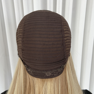 Perruques en dentelle de cheveux humains européens luxueuses, prêtes à être expédiées, cheveux vierges bruts, perruques sans colle, perruques en dentelle frontale blonde pour femmes - Product Image 6