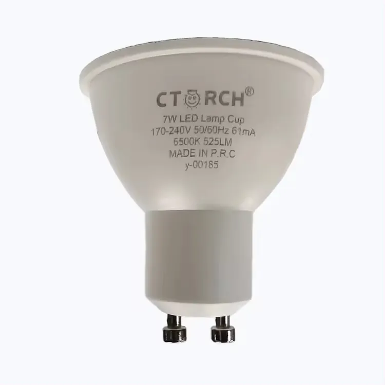 CTORCH ตัวอย่างฟรีหลอดไฟ LED หลอดไฟสปอตไลท์ Bombillas Lampada Gu10 ไฟสปอตไลท์ LED