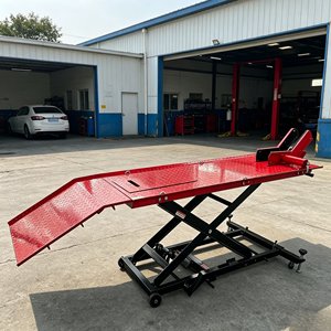 <span class=keywords><strong>Table</strong></span> <span class=keywords><strong>élévatrice</strong></span> pour <span class=keywords><strong>moto</strong></span> Jierui JR001 800/1000LB, vérin hydraulique à placement inférieur, équipement de levage <span class=keywords><strong>professionnel</strong></span> certifié ISO CE - Product Image 1