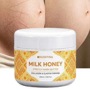 Lait Corporel au Miel Anti-Vergetures 200ml, Soin Post-partum Nourrissant et Raffermissant pour le Ventre, avec Logo Personnalisé - Product Image 2