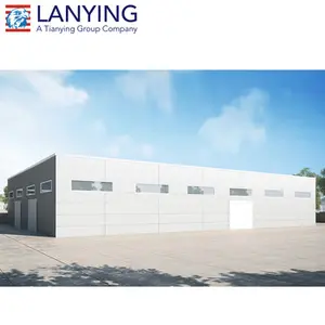 Prefab Kết Cấu Thép Kho Hội Thảo/Nhà Máy Khung Thép Tòa Nhà/Đúc Sẵn Hangar - Product Image 6