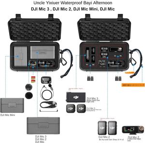 Custodia Rigida Impermeabile da Viaggio Lekufee per DJI Mic Mini LK150-4 (Solo Custodia) Prodotta in Cina - Product Image 2