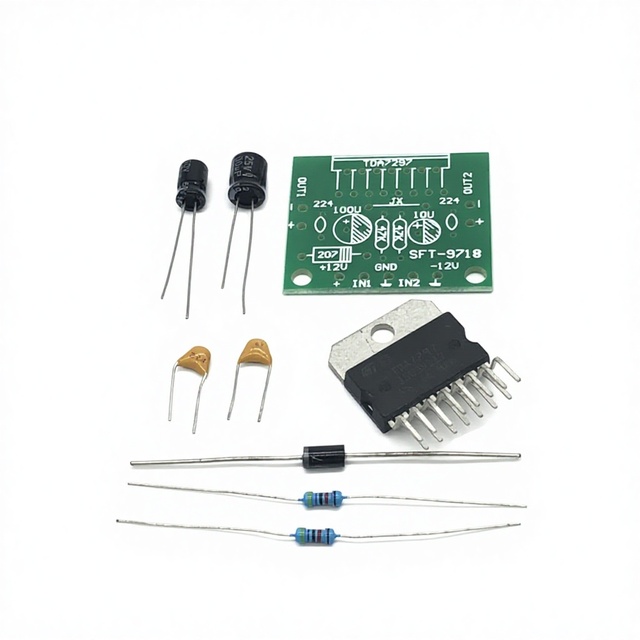 TDA7297 Amplifier Board DIY Kit DC 12V Digital Audio Amplifier 2.0 Dual Channel Electronic DIY Parts