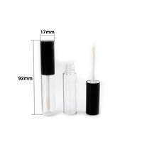 Tubes de brillant à lèvres Big Brush 8ml et boîte d'emballage Mini tube de rouge à lèvres liquide Tubes de brillant à lèvres personnalisés Big Wand