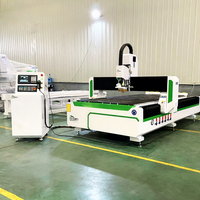 Routeur CNC bois 3 axes ANBEN 1500x3000mm avec table à vide, broche simple, NC Studio, broche 9KW, certifié CE, moteur pas à pas/servo