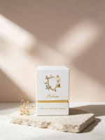 Emballage de parfum rigide recyclable en papier noir doré personnalisé élégant 20/30/50/60/100 ml avec gaufrage, boîte cosmétique