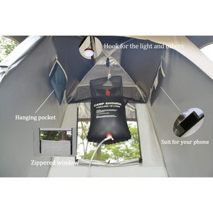 Premium portatile leggero da esterno tenda da doccia impermeabile in tessuto Oxford automatico per la Privacy spogliatoi rifugio per il campeggio - Product Image 6