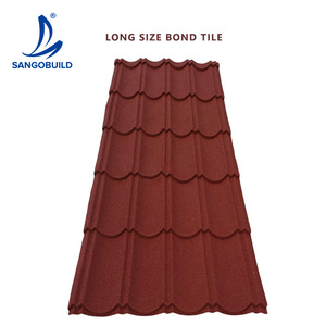 <span class=keywords><strong>Tuiles</strong></span> de toiture longues en acier revêtu, prix usine, Zambie, Kerala, <span class=keywords><strong>tuiles</strong></span> de toiture métalliques revêtues de pierre, tôle de toiture pour maison - Product Image 2