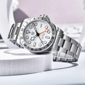 Montre automatique mécanique de luxe pour homme ROLLSTIMI RT-7911 NH34 GMT, diamètre 39 mm, saphir, acier inoxydable 316L, Reloj Hombre - Product Image 2