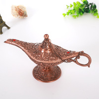 Aladdin sihirli lamba renk buhurdan Metal el sanatları süs ev dekorasyonu otel düğün kullanımı kamkat Aladdin lamba