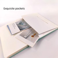 Individuell Bedrucktes A5 Hardcover Notizbuch mit Punktraster & Linien, 100g/m² Papier, Blanko, mit Gummiband und Tasche, Geringe Mindestbestellmenge