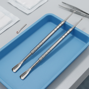 Kit d'outils pousse-cuticules double embout en acier inoxydable, écologique et durable, pour manucure et soin des cuticules - Product Image 3