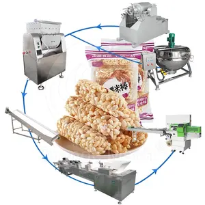 ORME 에너지 바 컷 머신 작은 떡 기계 만들기 땅콩 사탕 시리얼 바 생산 라인