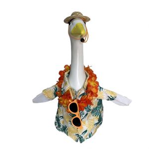 Chemise hawaïenne américaine à motif animalier pour l'été et la plage, style resort, décoration d'entrée de 23 pouces, en stock - Product Image 5
