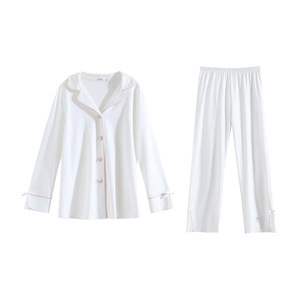 <span class=keywords><strong>Pigiama</strong></span> da <span class=keywords><strong>donna</strong></span> in <span class=keywords><strong>cotone</strong></span> tinta unita etichetta personalizzata <span class=keywords><strong>pigiama</strong></span> morbido in pizzo traspirante da <span class=keywords><strong>donna</strong></span> - Product Image 5