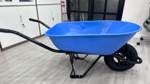 <span class=keywords><strong>Brouette</strong></span> commerciale prix d'usine en gros 200kg avec roue en plastique en métal en acier massif de fer 4.00-8 pour la construction de jardin - Product Image 5