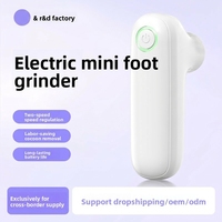 Nuevo Lanzamiento: Lima Eléctrica Portátil para Pies, Removedor de Callos, Mini Máquina para Pies con Batería de 1500mAh, Material ABS, Fabricado en China