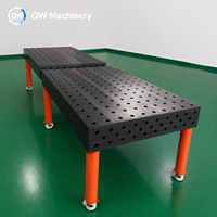 Table de soudage 3D haute précision anti-usure, plateforme de soudage flexible personnalisable D16 D28 pour travaux de soudage métallique en atelier