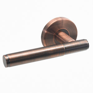 Manija de puerta de bronce rojizo estándar americano Popular manijas de puerta sólidas de bronce rojo de acero inoxidable 304 para puerta Interior - Product Image 3