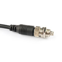 Fiche aviation droite GX12 2-7Pin non blindé-1M PVC/PUR Câble moulé Connecteur mâle/femelle