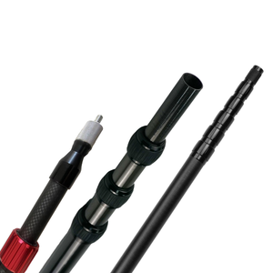 carbon fiber fishing pole antenna Transducer | Bare Sonar Support Pole Carbon Fiber telescopic antenna Gabil GRA-CF5200 Blue Carbon Fiber