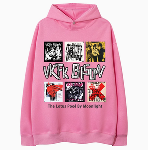 Streetlux Vintage Hip Hop Print Hoodie Hombres Casual Sudadera con capucha de manga larga - Product Image 4