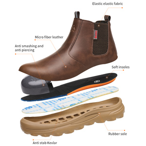 OEM Winter Waterproof Work <strong>Boots</strong> with <strong>Steel</strong> <strong>Toe</strong> Anti- Smashing Jogger for Men and <strong>Women</strong> Fur Upper Safety Shoes - Product Image 2