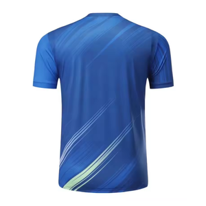 Özel üretici nefes hızlı kuru moda spor gömlek tenis özel süblimasyon Polyester Badminton kazağı Tops - Product Image 4