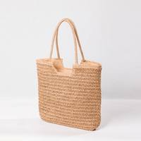 Sacs à main en paille crochetée personnalisés KONCAI, sacs de plage d'été pour femmes