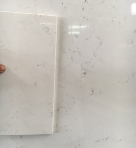 Nhân tạo thạch anh trắng thiết kế đá rắn bề mặt màu cơ bản nóng bán màu sắc vàng nâu Carrara - Product Image 6