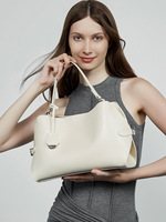 Sac à bandoulière de luxe haut de gamme pour femme, grande capacité, décontracté et tendance, avec fermeture ouverte, sac à main durable