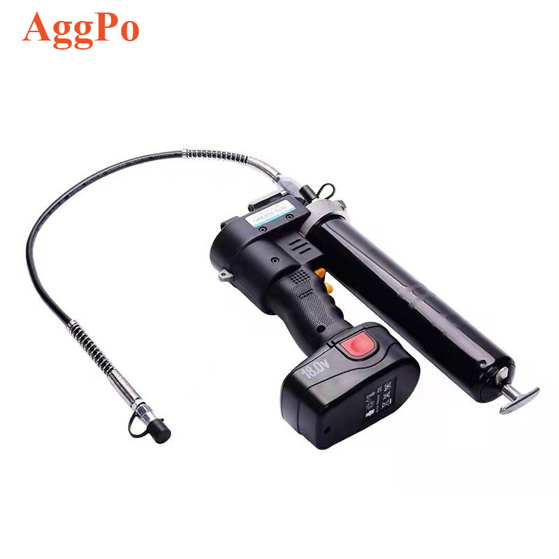 Электрический пистолет-смазка для экскаватора, 18 в, специальный пистолет-смазка, беспроводной перезаряжаемый аккумулятор с давлением 8000 Psi, смазочный пистолет