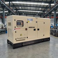 Générateur silencieux 200KW 250KVA Stamford multi-combustibles (biogaz, propane, gaz naturel, GPL) avec ATS, 50-60Hz, triphasé, certifié CE ISO