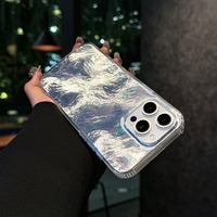 Denior für iPhone 16/16 Plus/16 Pro/16 Pro Max Handy hülle mit Galvanik rahmen Design Inklusive Kamera und Displays chutz folie