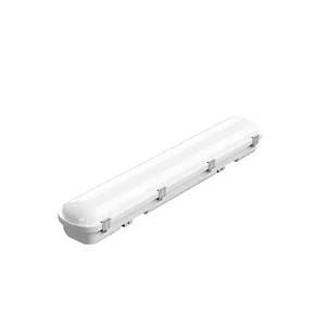 Replaceable Triproof Warehouse Linear Lighting Ip66 Aluminum Case Linkable Led Tubular Emergency Light Bar Tri-proof Light