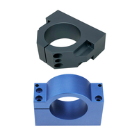 Soporte de Husillo para Router CNC de Aluminio y Acero Inoxidable Jeasnn de 100mm y 65mm con Mecanizado de Precisión por Electroerosión por Hilo